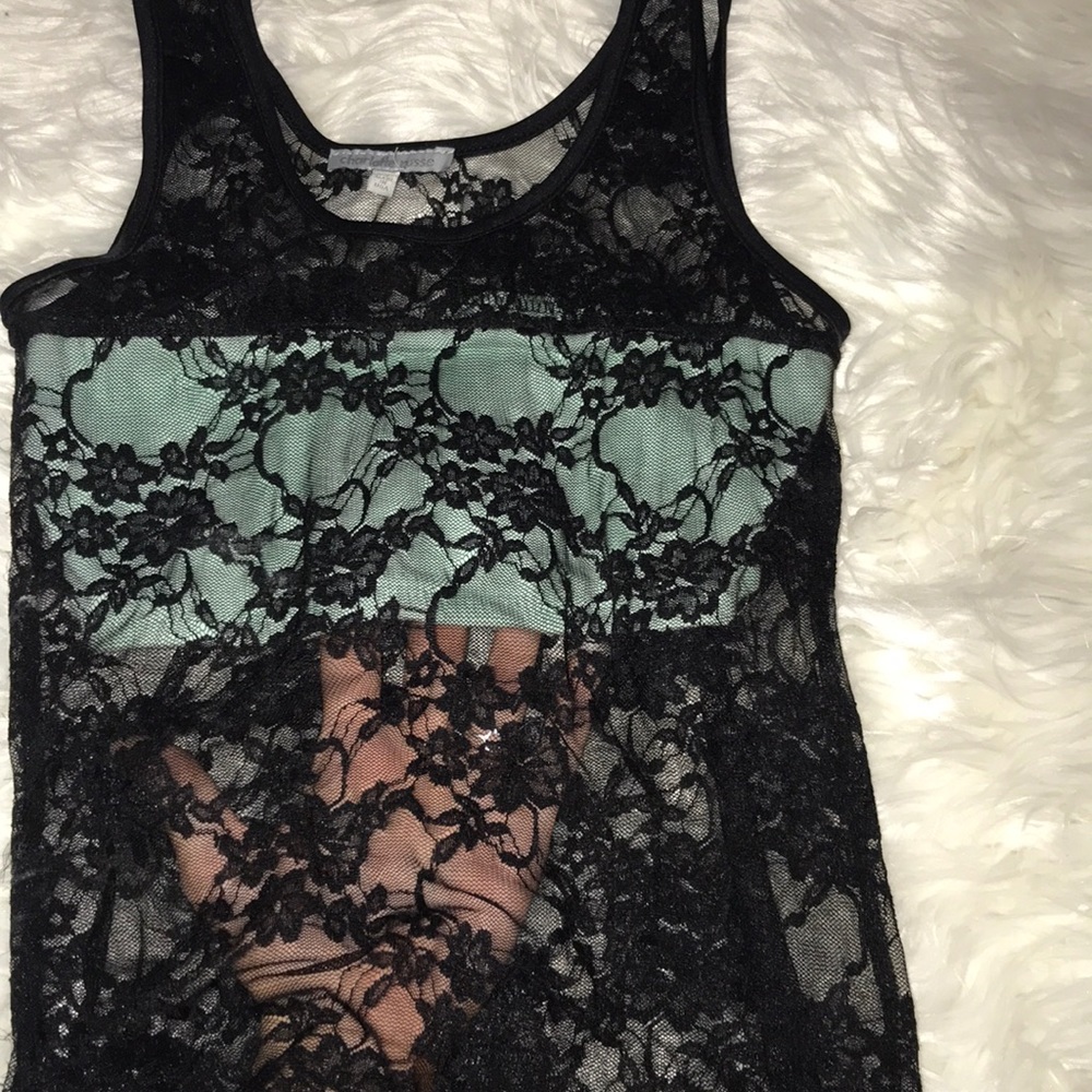 See thru club shirt !